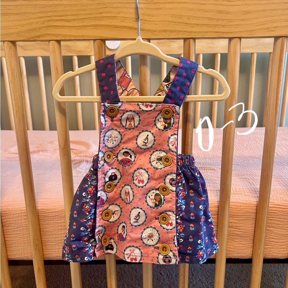 Matilda Jane Pink and Blue Jumper Dress